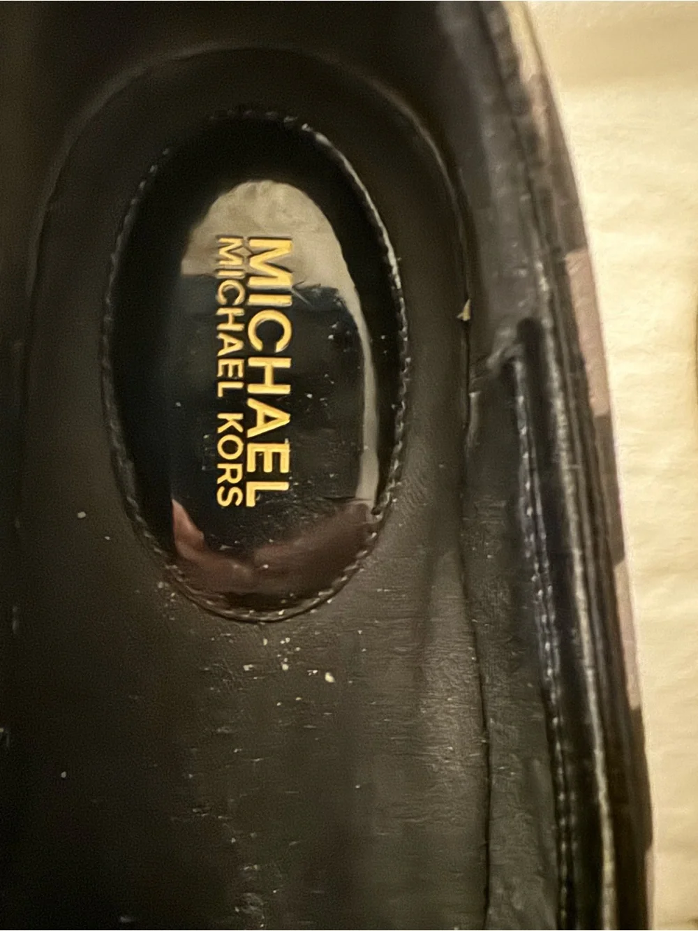 Michael Kors Black & White Plaid Women's Slip-On Sneakers